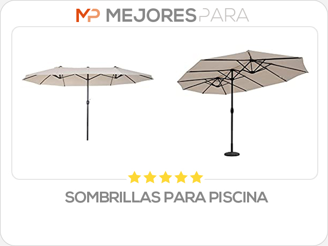 sombrillas para piscina