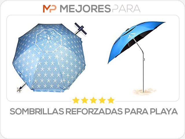 sombrillas reforzadas para playa