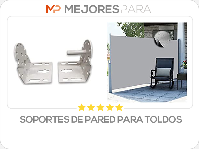 soportes de pared para toldos