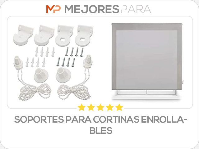 soportes para cortinas enrollables