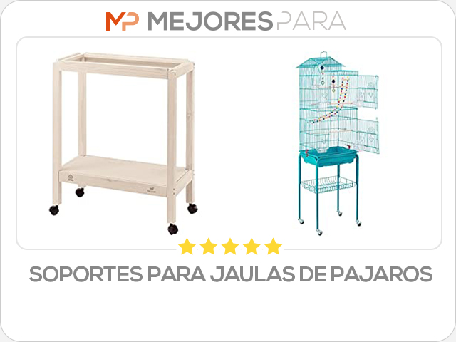 soportes para jaulas de pajaros