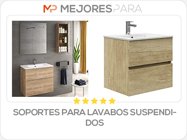 soportes para lavabos suspendidos