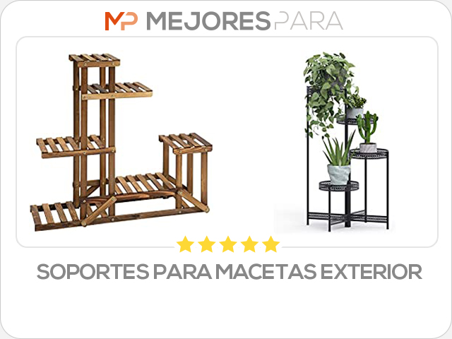 soportes para macetas exterior