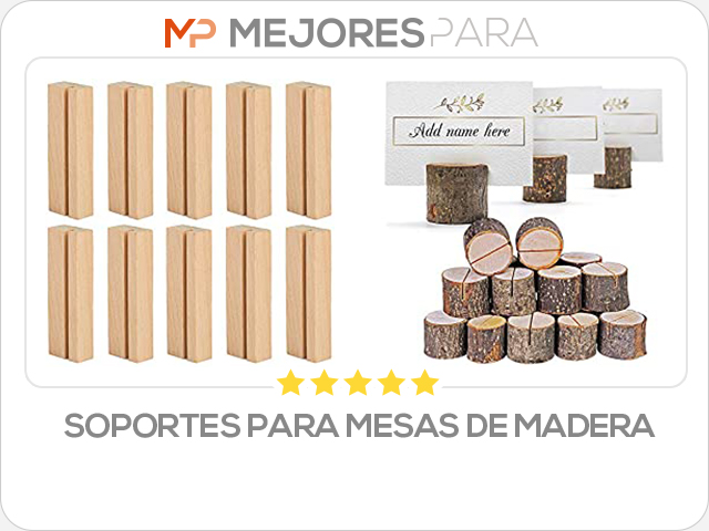 soportes para mesas de madera