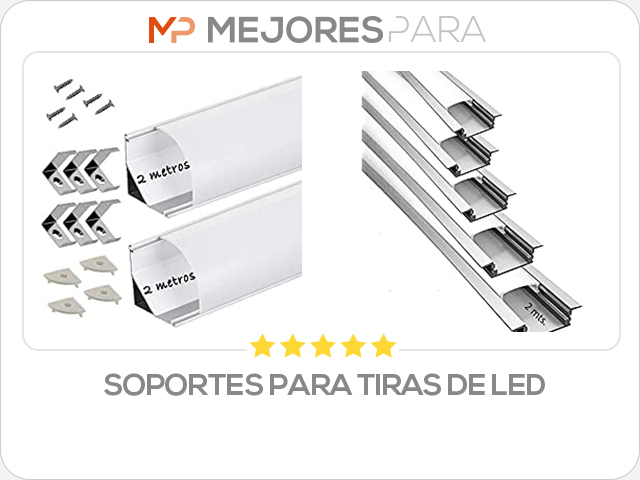 soportes para tiras de led