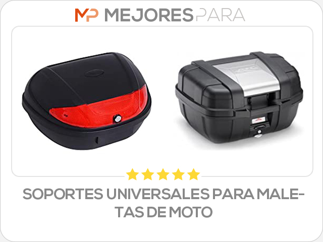 soportes universales para maletas de moto