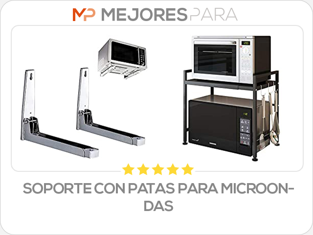 soporte con patas para microondas