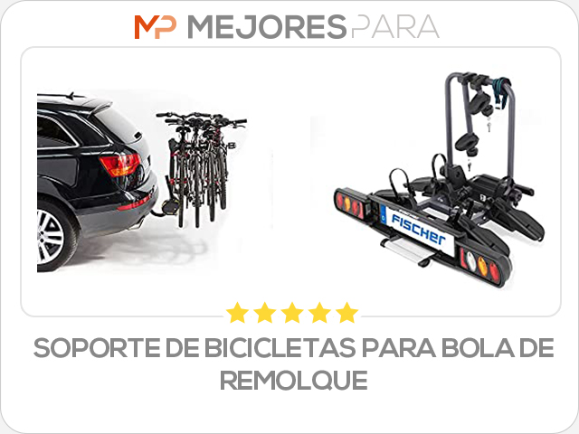 soporte de bicicletas para bola de remolque