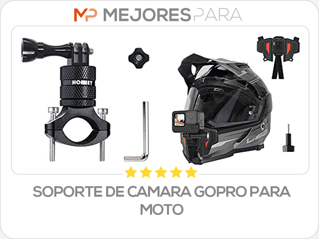 soporte de camara gopro para moto