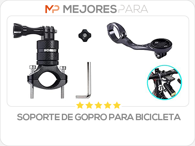 soporte de gopro para bicicleta