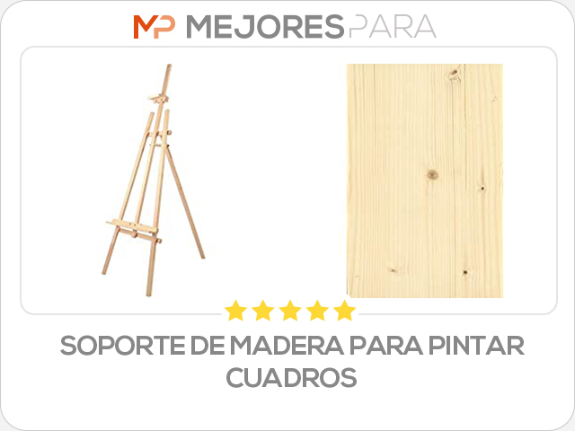 soporte de madera para pintar cuadros