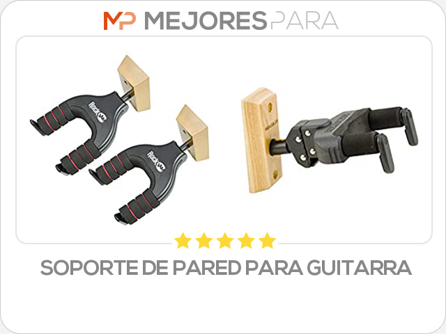 soporte de pared para guitarra