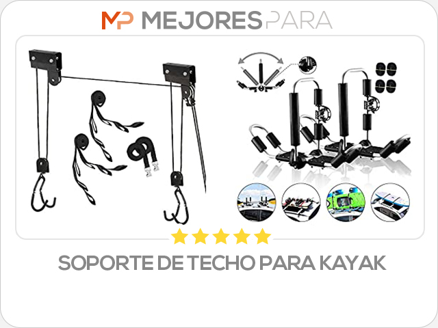 soporte de techo para kayak