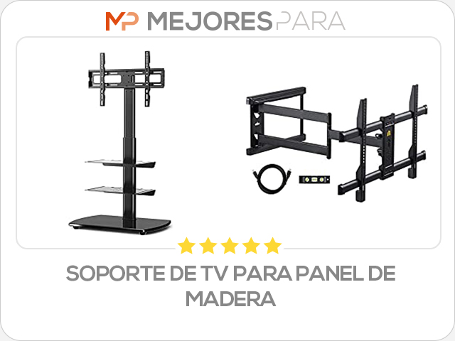 soporte de tv para panel de madera