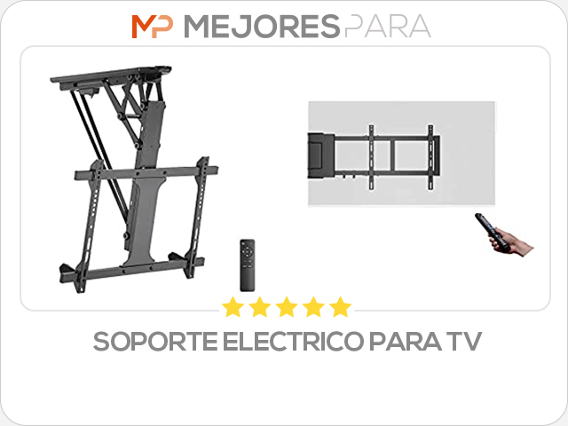 soporte electrico para tv