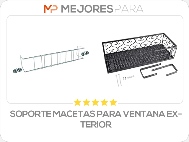 soporte macetas para ventana exterior