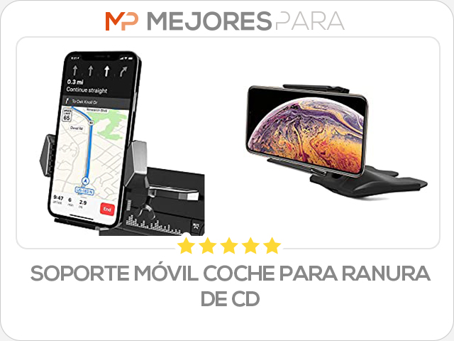 soporte móvil coche para ranura de cd