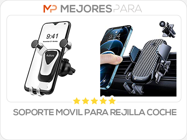 soporte movil para rejilla coche