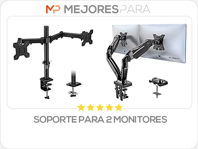 soporte para 2 monitores