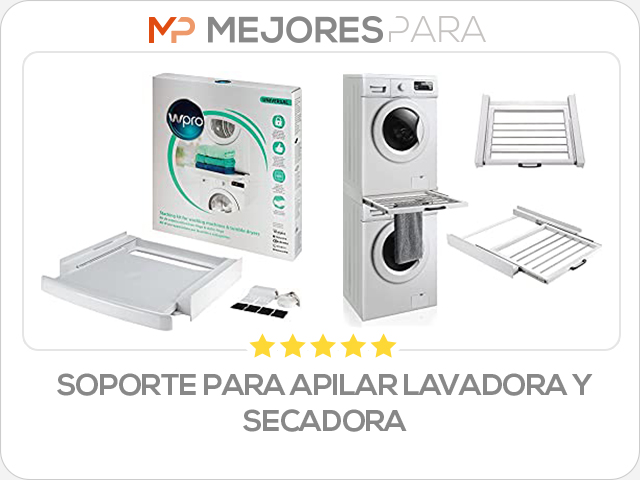 soporte para apilar lavadora y secadora