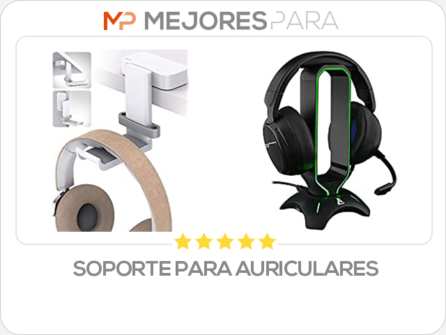 soporte para auriculares