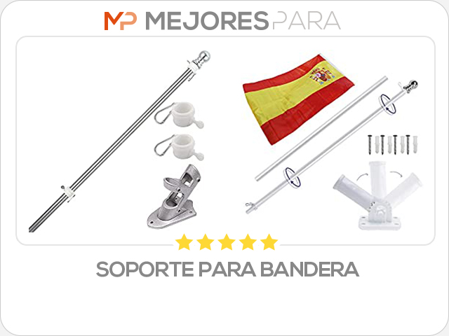 soporte para bandera