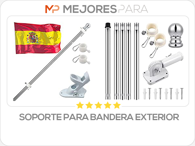 soporte para bandera exterior