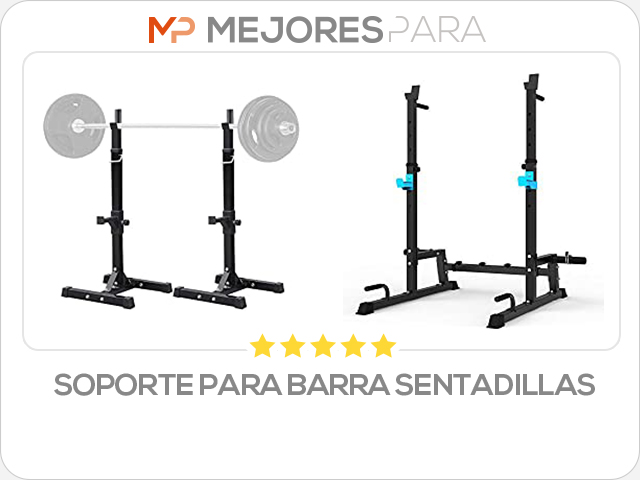 soporte para barra sentadillas