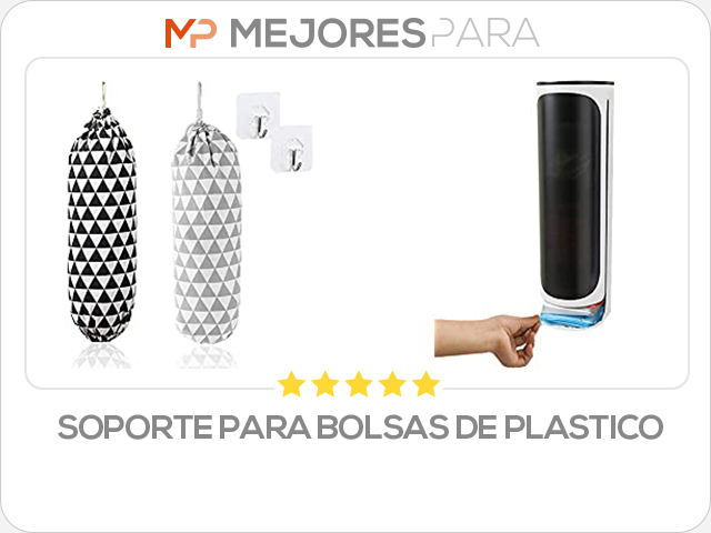 soporte para bolsas de plastico