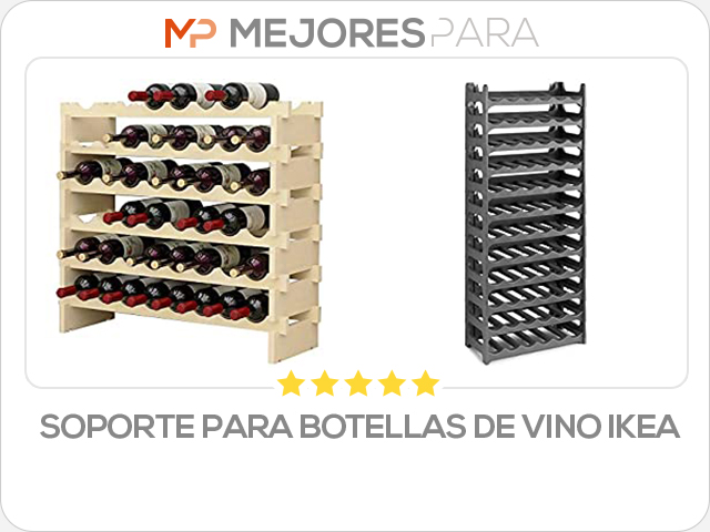 soporte para botellas de vino ikea