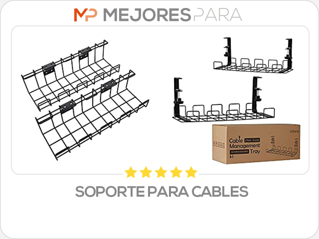 soporte para cables