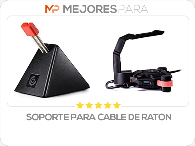 soporte para cable de raton