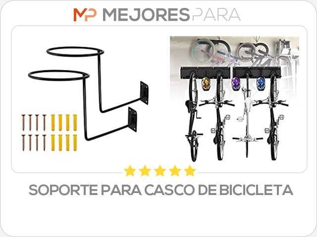 soporte para casco de bicicleta