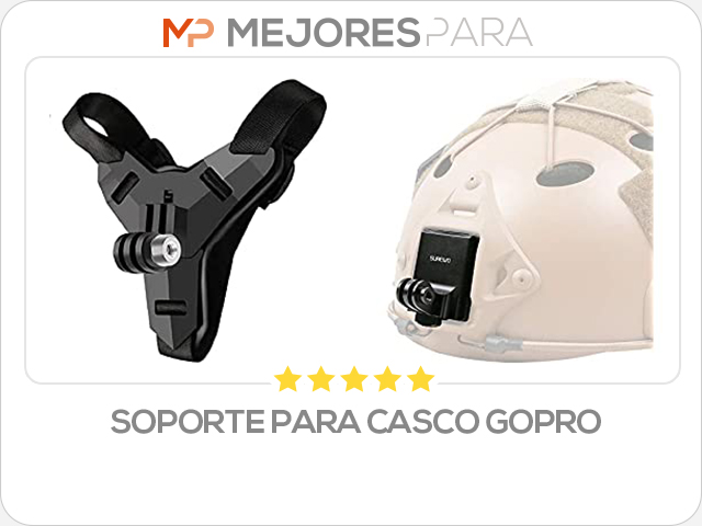 soporte para casco gopro