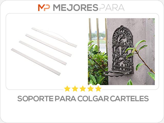 soporte para colgar carteles