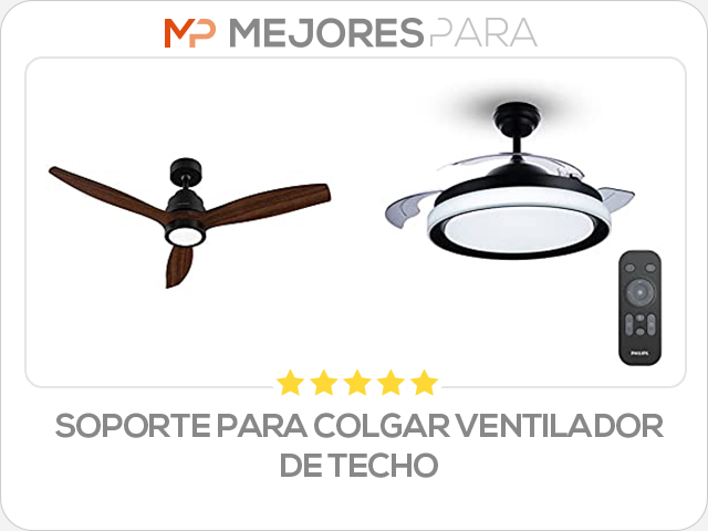 soporte para colgar ventilador de techo