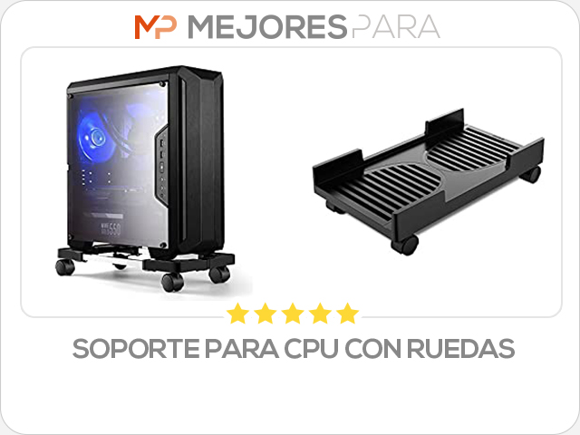 soporte para cpu con ruedas