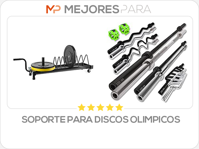 soporte para discos olimpicos