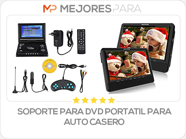 soporte para dvd portatil para auto casero