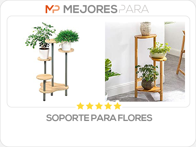 soporte para flores