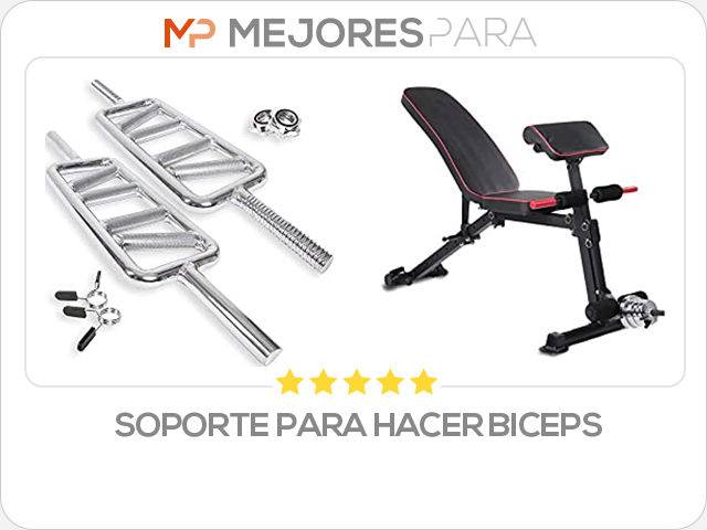 soporte para hacer biceps