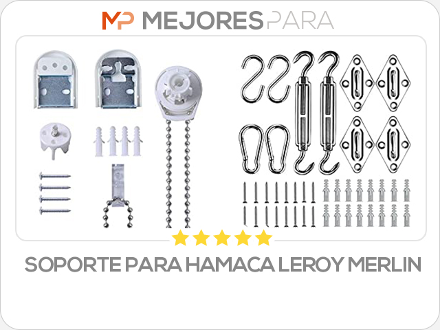 soporte para hamaca leroy merlin