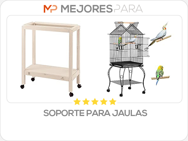 soporte para jaulas