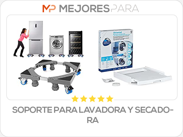 soporte para lavadora y secadora