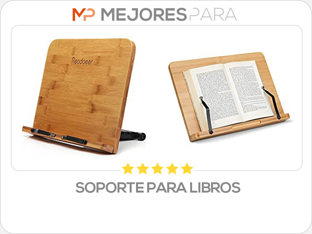 soporte para libros