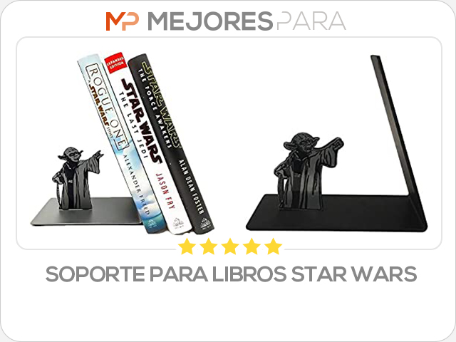 soporte para libros star wars