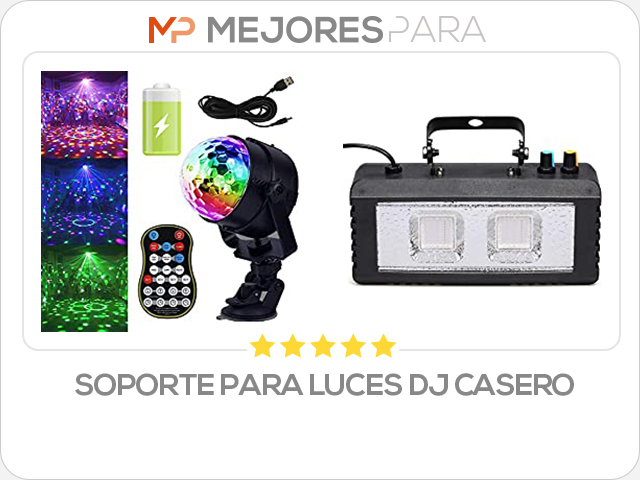 soporte para luces dj casero