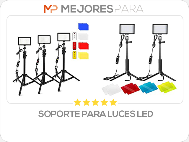 soporte para luces led