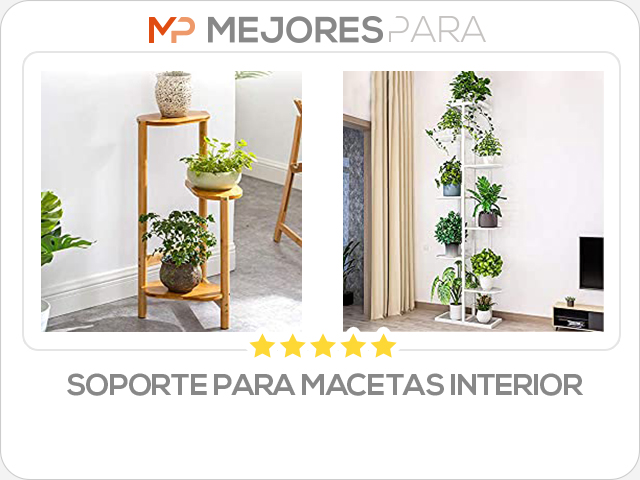 soporte para macetas interior