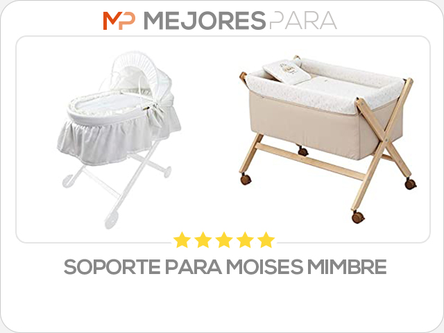 soporte para moises mimbre